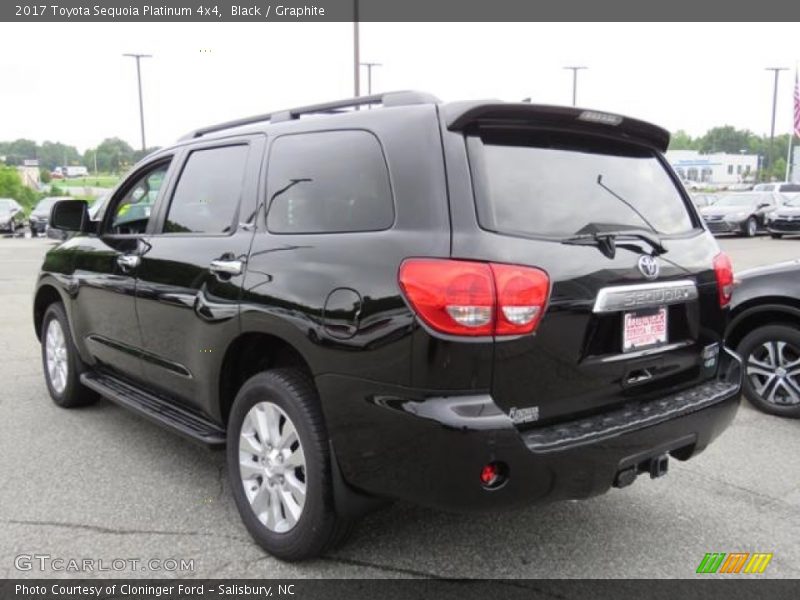 Black / Graphite 2017 Toyota Sequoia Platinum 4x4