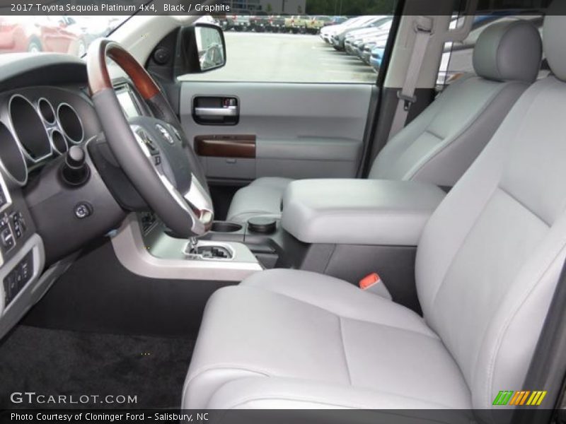  2017 Sequoia Platinum 4x4 Graphite Interior