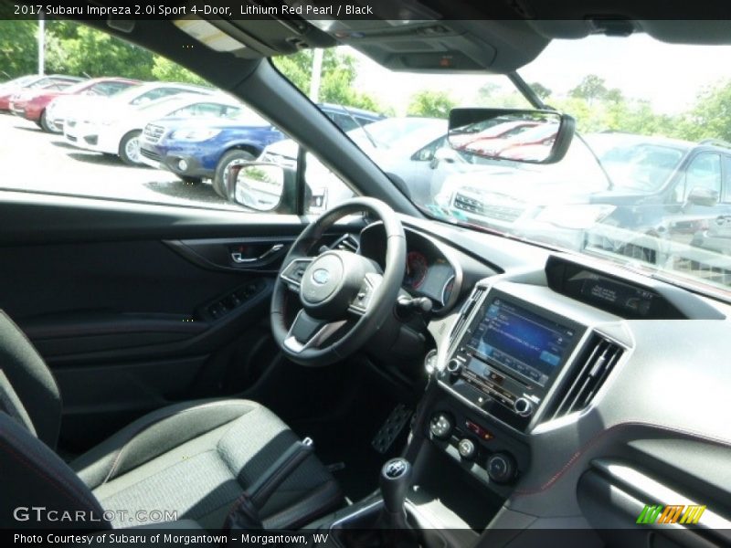 Lithium Red Pearl / Black 2017 Subaru Impreza 2.0i Sport 4-Door
