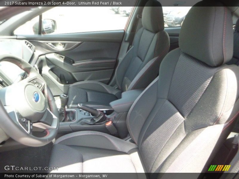 Lithium Red Pearl / Black 2017 Subaru Impreza 2.0i Sport 4-Door