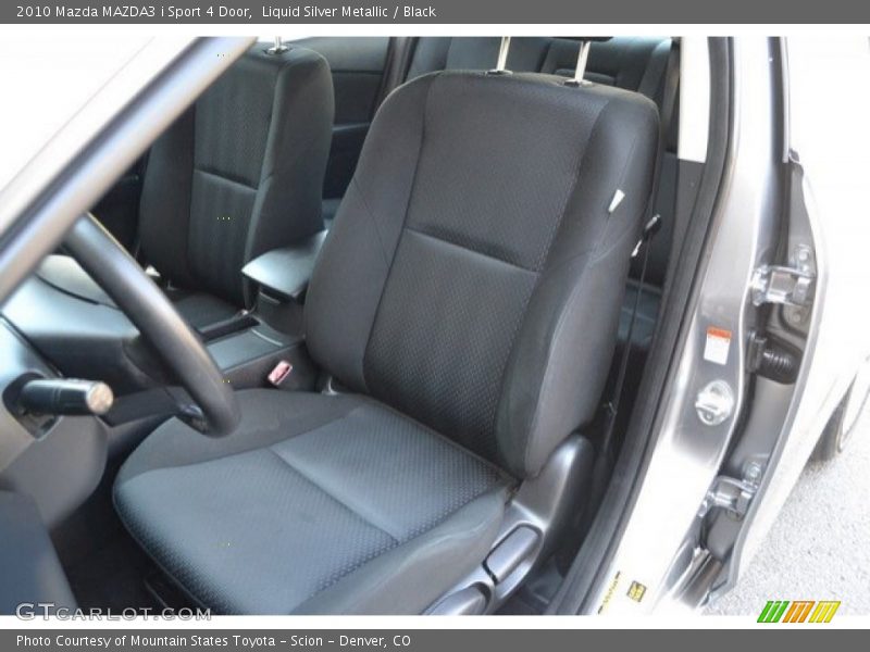 Liquid Silver Metallic / Black 2010 Mazda MAZDA3 i Sport 4 Door