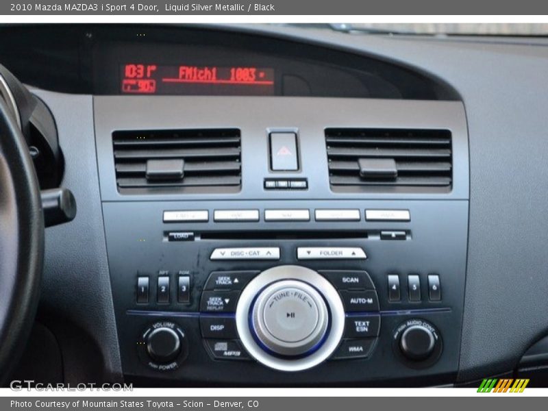 Liquid Silver Metallic / Black 2010 Mazda MAZDA3 i Sport 4 Door
