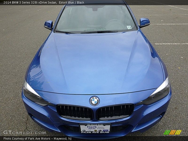Estoril Blue / Black 2014 BMW 3 Series 328i xDrive Sedan