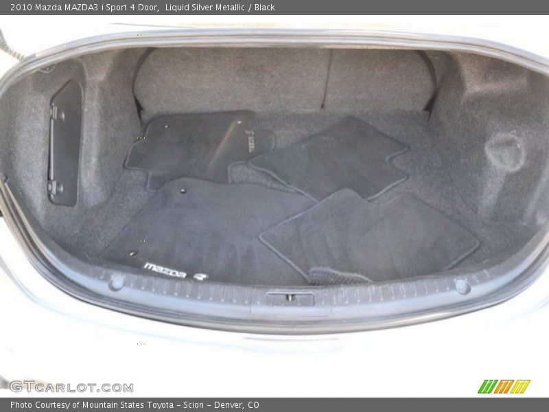 Liquid Silver Metallic / Black 2010 Mazda MAZDA3 i Sport 4 Door