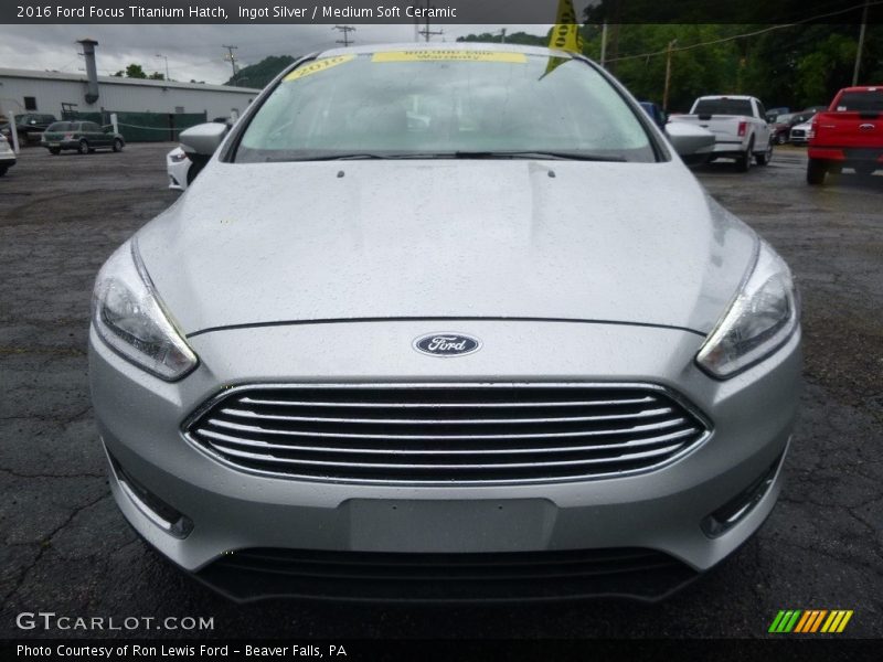 Ingot Silver / Medium Soft Ceramic 2016 Ford Focus Titanium Hatch