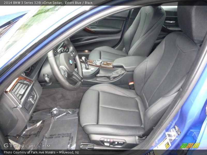 Estoril Blue / Black 2014 BMW 3 Series 328i xDrive Sedan