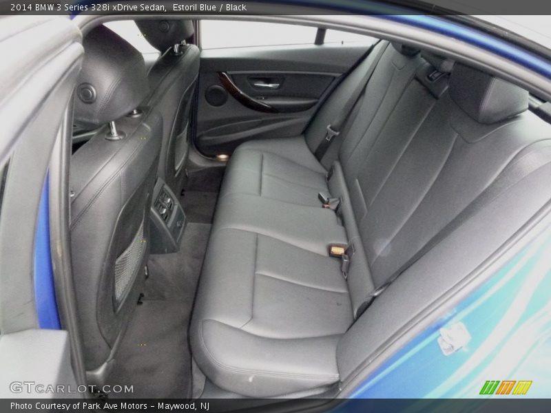Estoril Blue / Black 2014 BMW 3 Series 328i xDrive Sedan