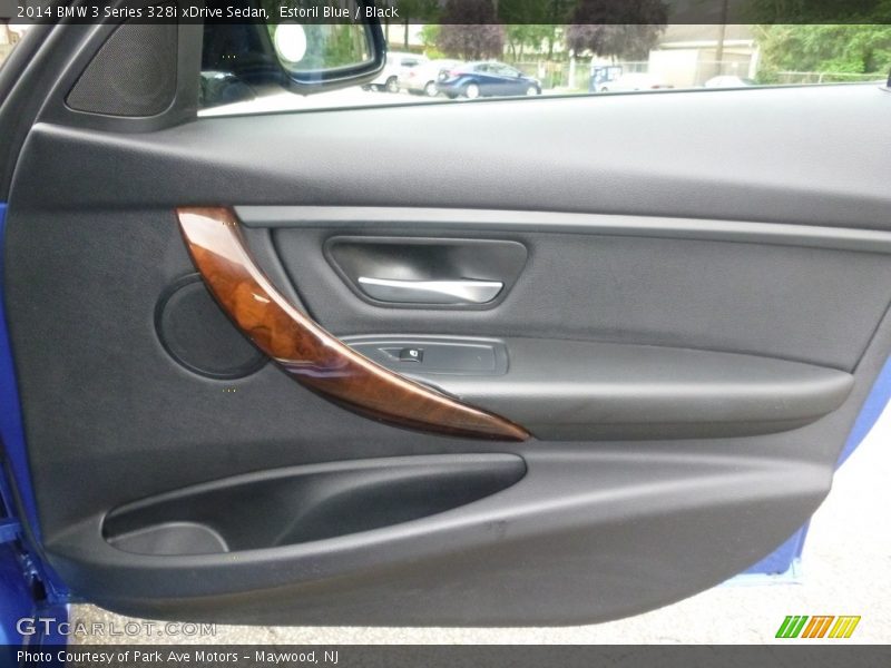 Estoril Blue / Black 2014 BMW 3 Series 328i xDrive Sedan