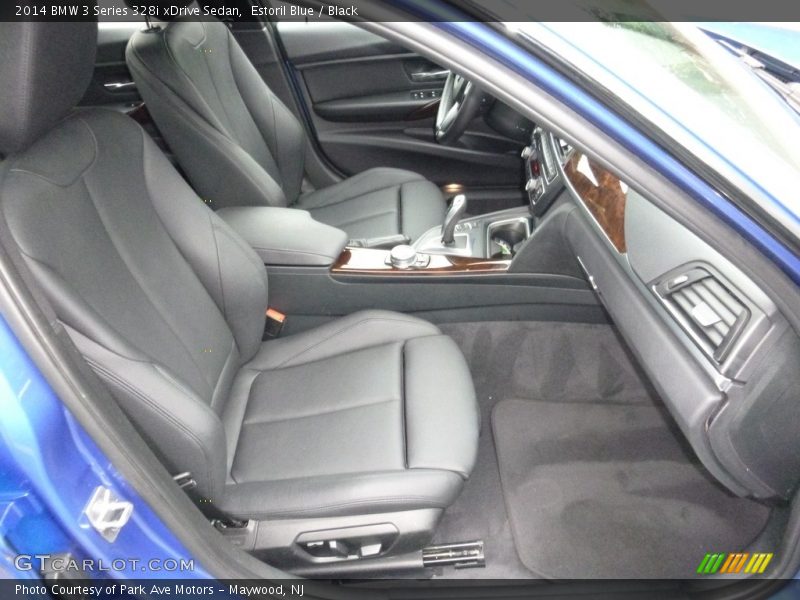 Estoril Blue / Black 2014 BMW 3 Series 328i xDrive Sedan