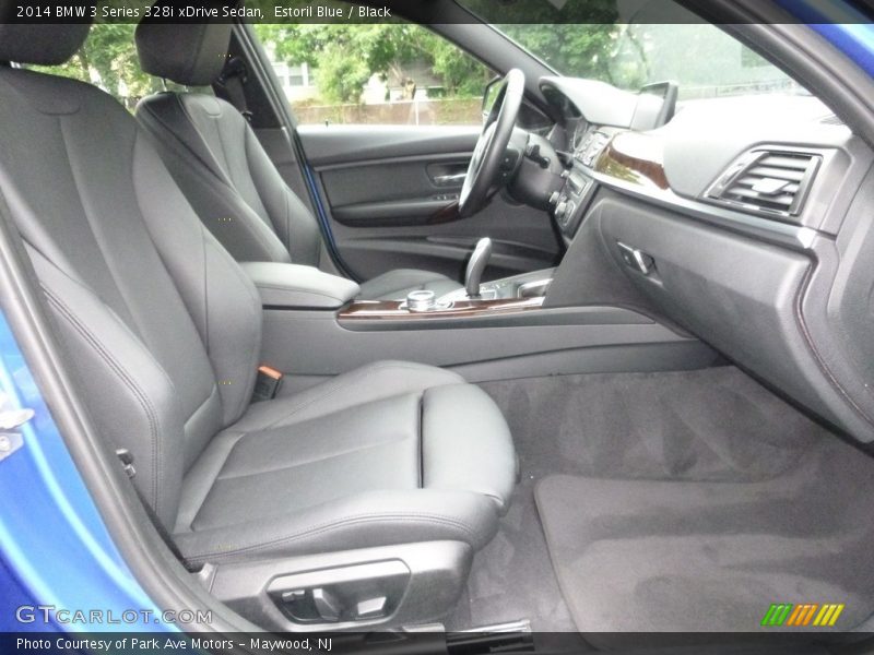 Estoril Blue / Black 2014 BMW 3 Series 328i xDrive Sedan