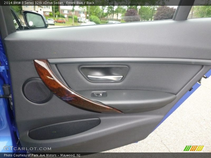 Estoril Blue / Black 2014 BMW 3 Series 328i xDrive Sedan