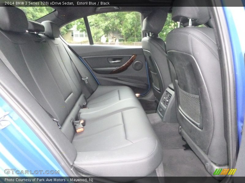 Estoril Blue / Black 2014 BMW 3 Series 328i xDrive Sedan