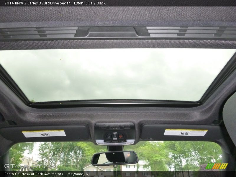 Estoril Blue / Black 2014 BMW 3 Series 328i xDrive Sedan