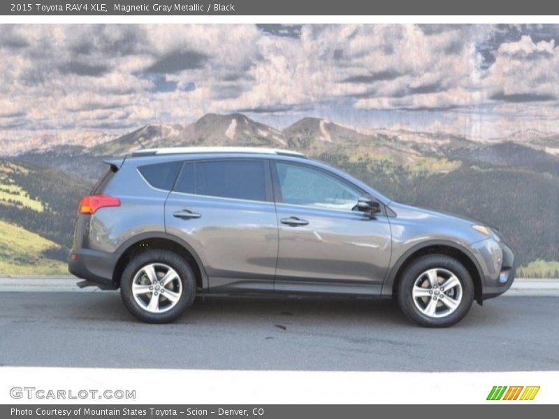 Magnetic Gray Metallic / Black 2015 Toyota RAV4 XLE