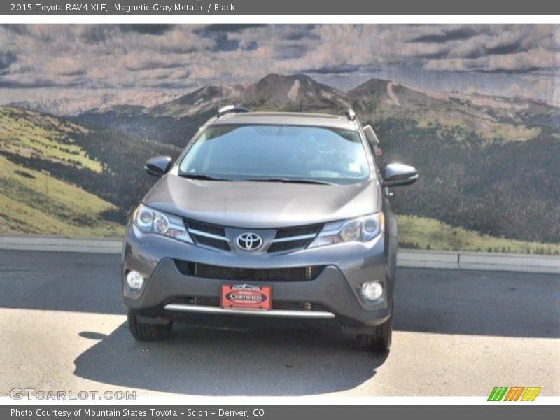 Magnetic Gray Metallic / Black 2015 Toyota RAV4 XLE