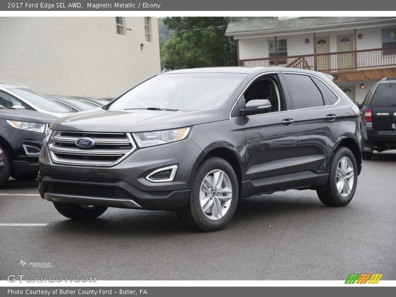 Magnetic Metallic / Ebony 2017 Ford Edge SEL AWD