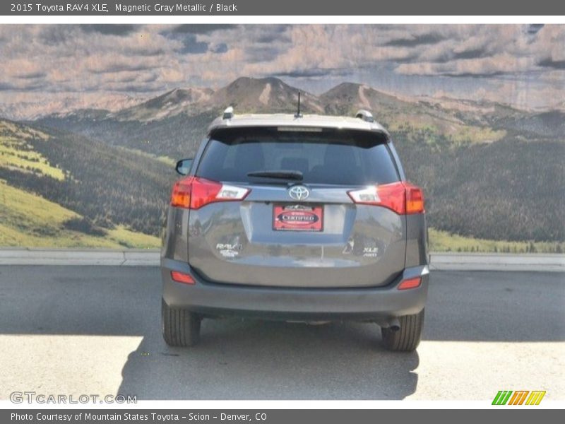 Magnetic Gray Metallic / Black 2015 Toyota RAV4 XLE