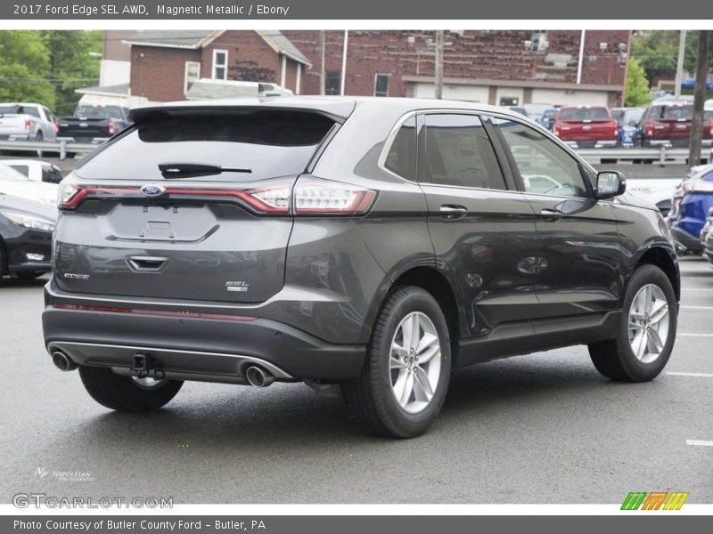 Magnetic Metallic / Ebony 2017 Ford Edge SEL AWD