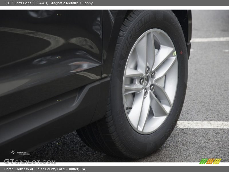 Magnetic Metallic / Ebony 2017 Ford Edge SEL AWD