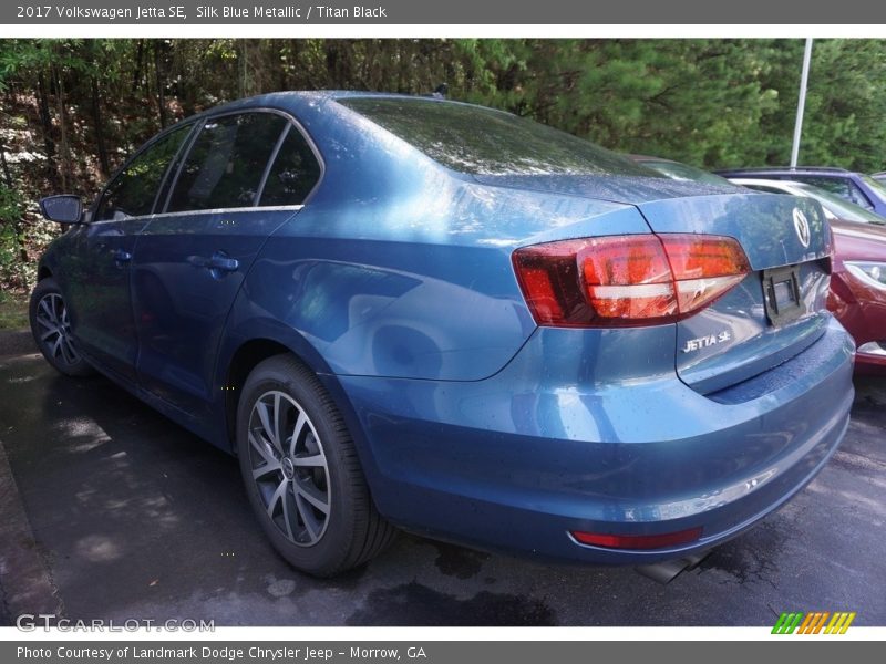 Silk Blue Metallic / Titan Black 2017 Volkswagen Jetta SE