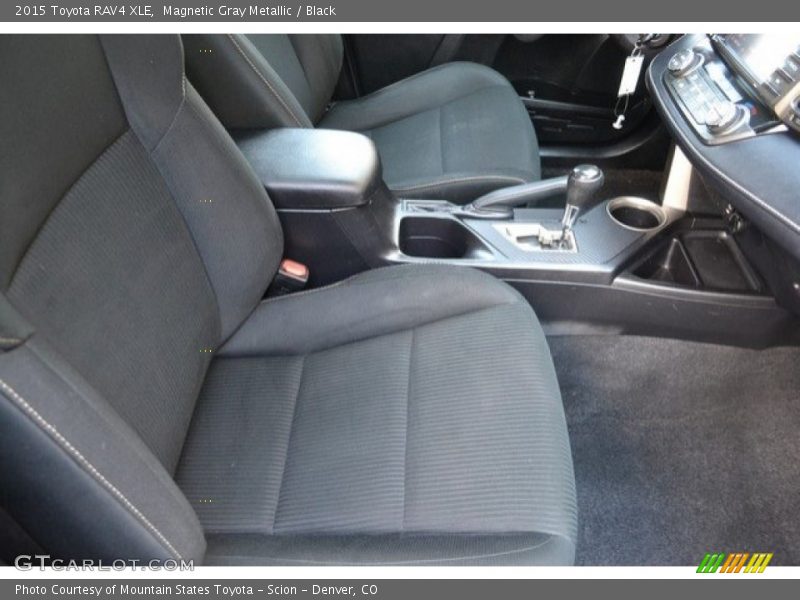 Magnetic Gray Metallic / Black 2015 Toyota RAV4 XLE