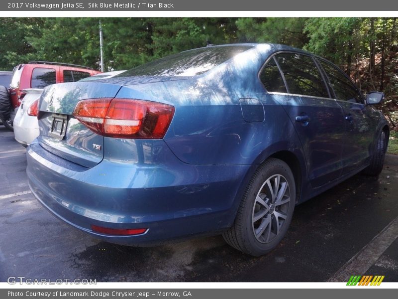 Silk Blue Metallic / Titan Black 2017 Volkswagen Jetta SE