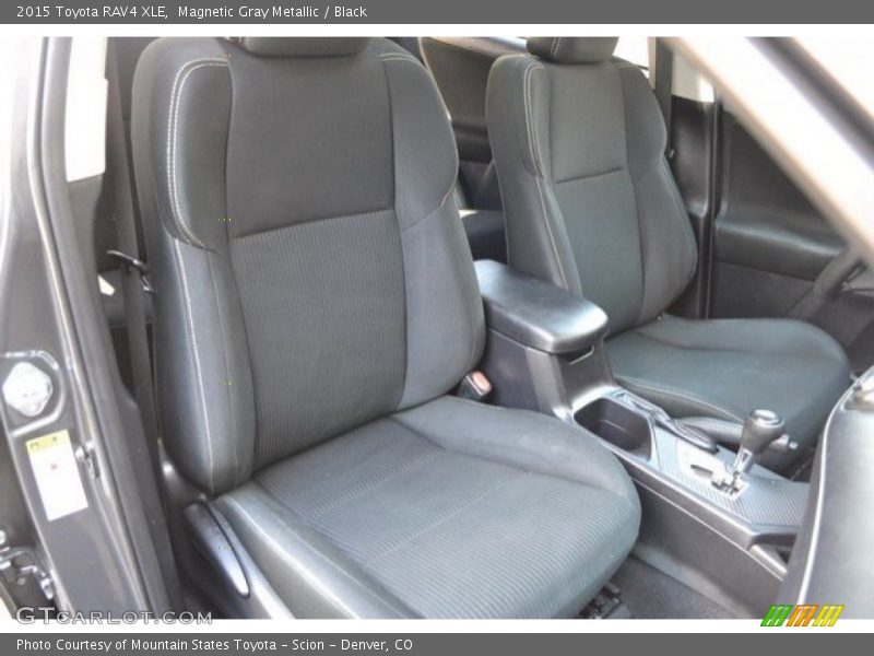 Magnetic Gray Metallic / Black 2015 Toyota RAV4 XLE