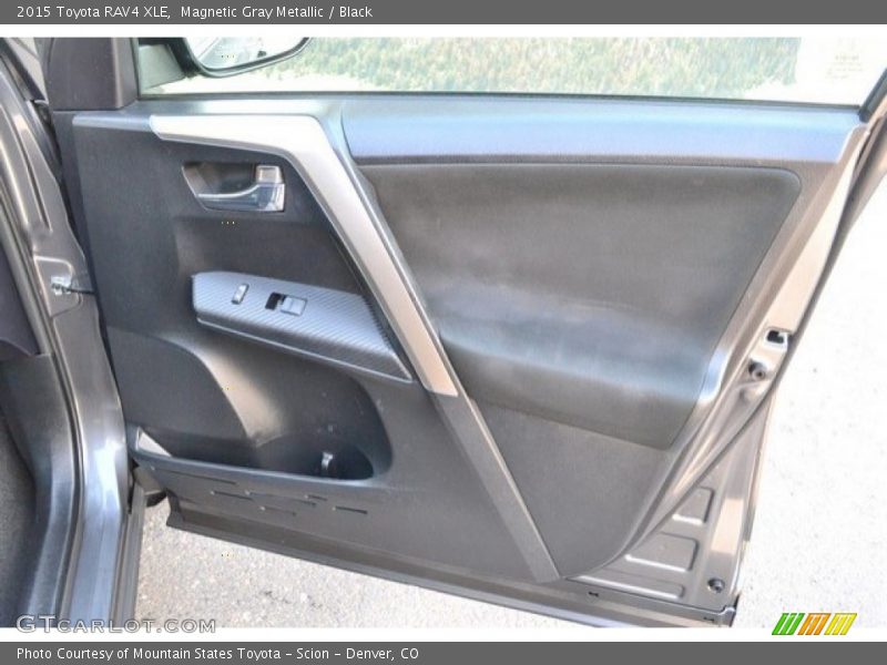 Magnetic Gray Metallic / Black 2015 Toyota RAV4 XLE