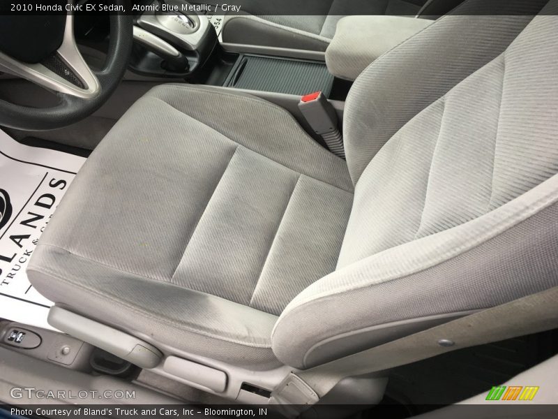 Atomic Blue Metallic / Gray 2010 Honda Civic EX Sedan