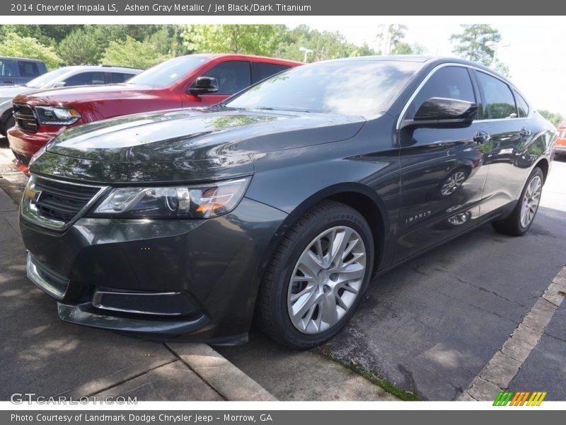 Ashen Gray Metallic / Jet Black/Dark Titanium 2014 Chevrolet Impala LS