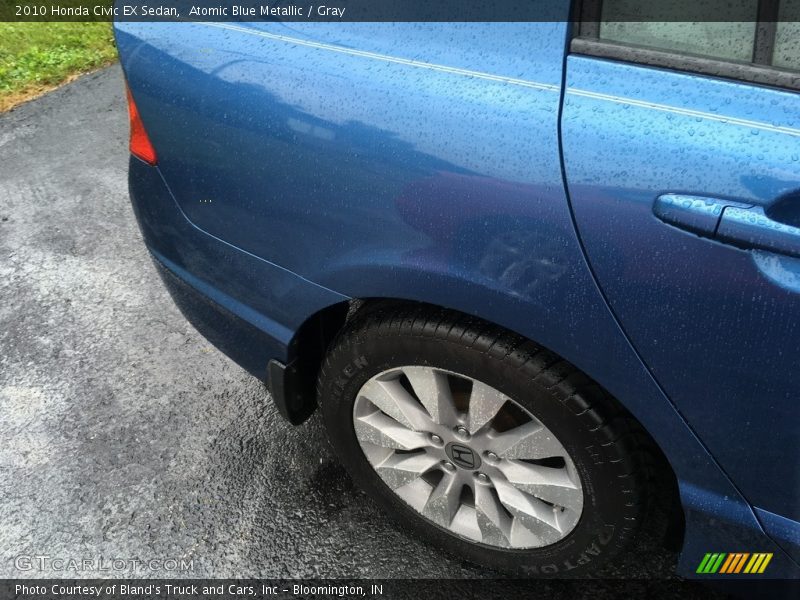 Atomic Blue Metallic / Gray 2010 Honda Civic EX Sedan