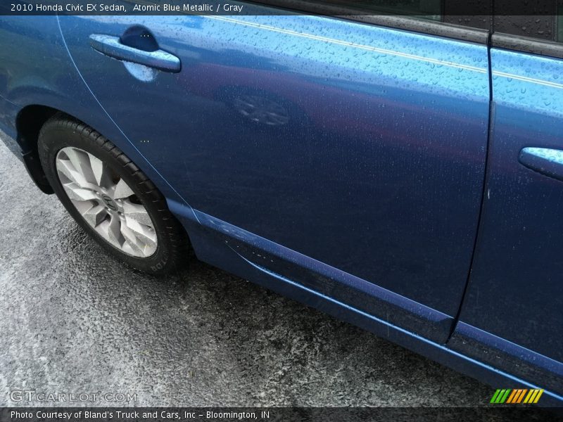 Atomic Blue Metallic / Gray 2010 Honda Civic EX Sedan