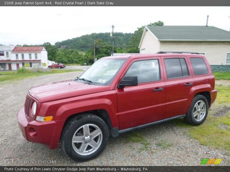 Red Crystal Pearl / Dark Slate Gray 2008 Jeep Patriot Sport 4x4