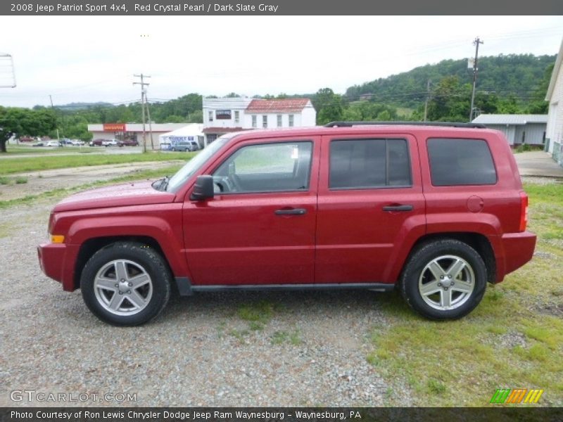 Red Crystal Pearl / Dark Slate Gray 2008 Jeep Patriot Sport 4x4
