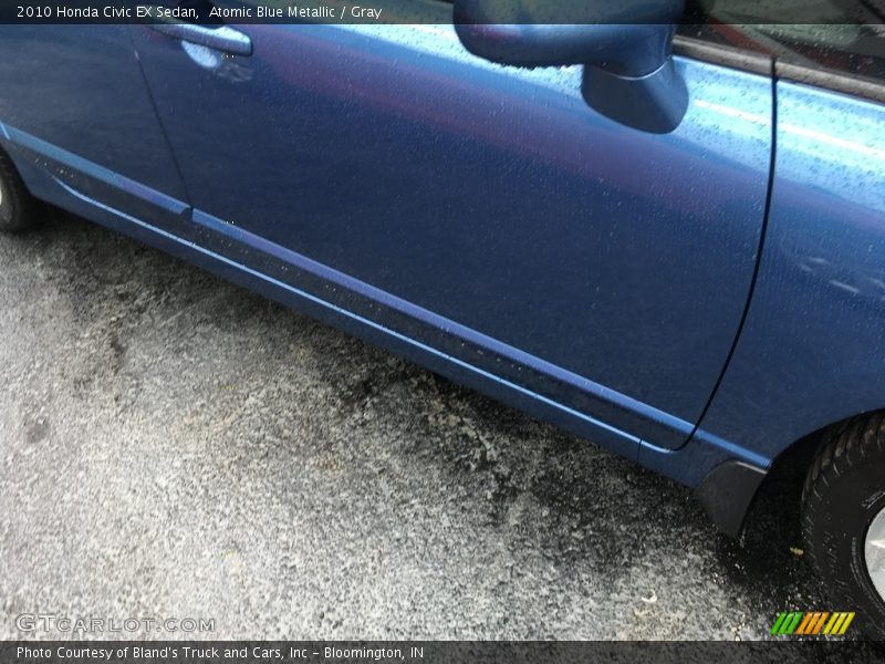 Atomic Blue Metallic / Gray 2010 Honda Civic EX Sedan