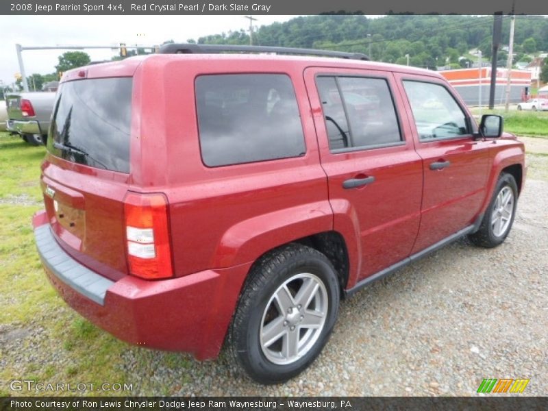 Red Crystal Pearl / Dark Slate Gray 2008 Jeep Patriot Sport 4x4
