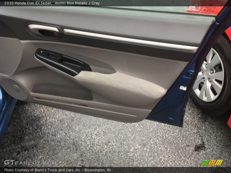 Atomic Blue Metallic / Gray 2010 Honda Civic EX Sedan