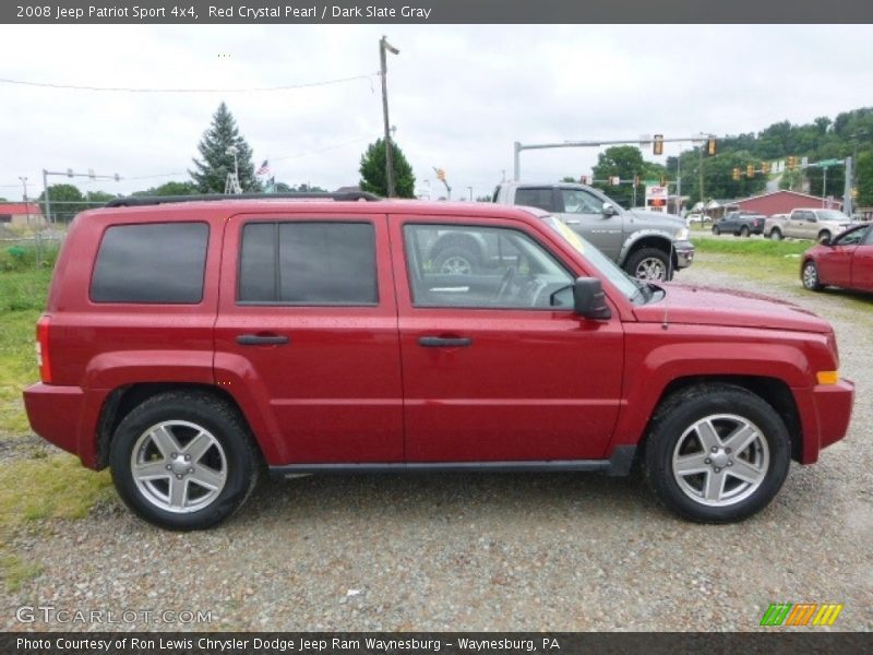 Red Crystal Pearl / Dark Slate Gray 2008 Jeep Patriot Sport 4x4