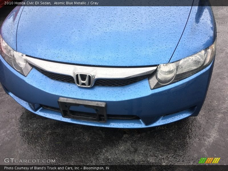Atomic Blue Metallic / Gray 2010 Honda Civic EX Sedan
