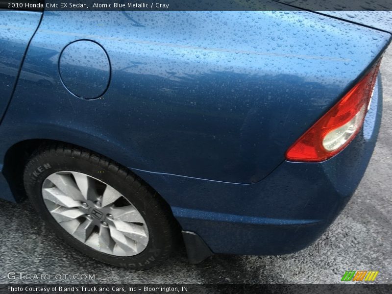 Atomic Blue Metallic / Gray 2010 Honda Civic EX Sedan