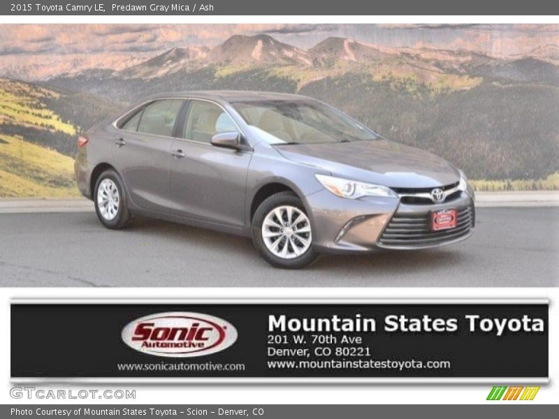 Predawn Gray Mica / Ash 2015 Toyota Camry LE