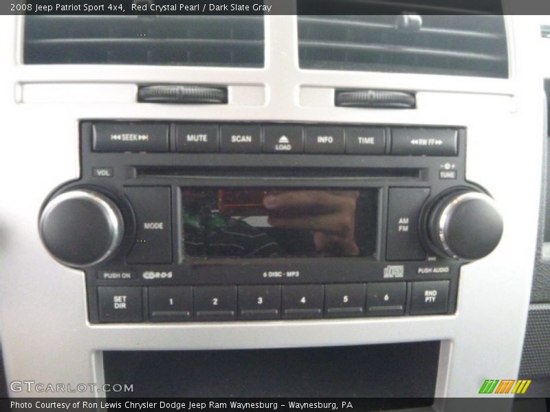 Red Crystal Pearl / Dark Slate Gray 2008 Jeep Patriot Sport 4x4