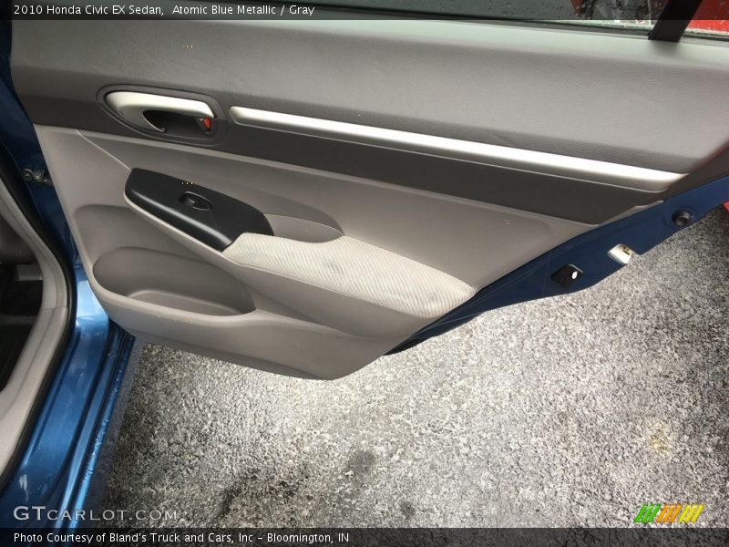 Atomic Blue Metallic / Gray 2010 Honda Civic EX Sedan