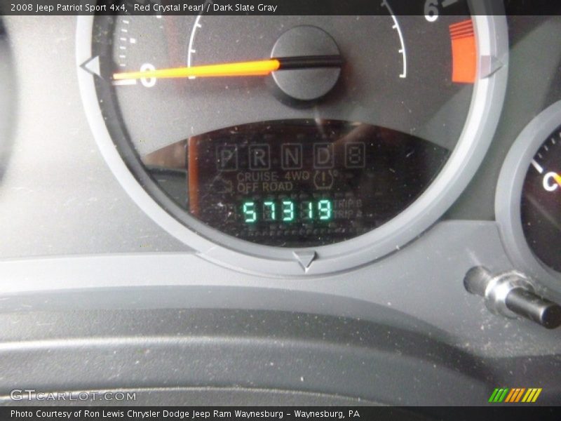 Red Crystal Pearl / Dark Slate Gray 2008 Jeep Patriot Sport 4x4