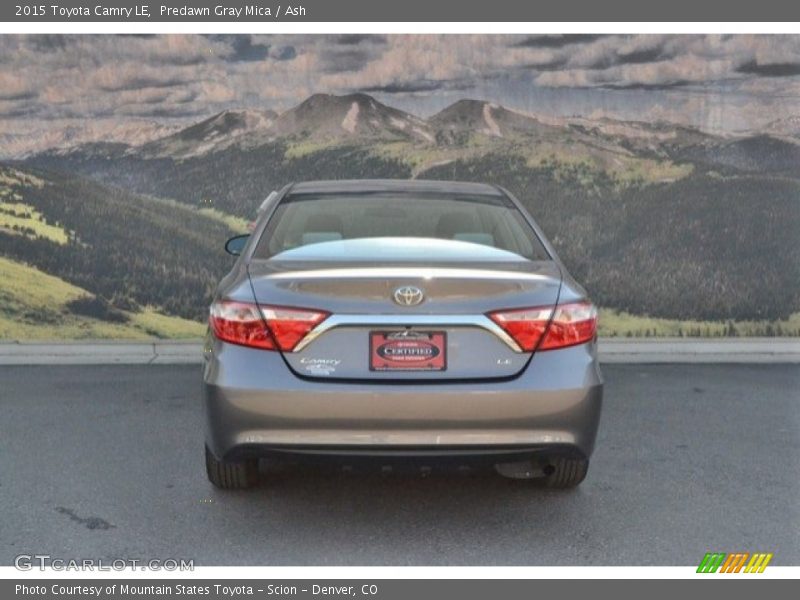 Predawn Gray Mica / Ash 2015 Toyota Camry LE