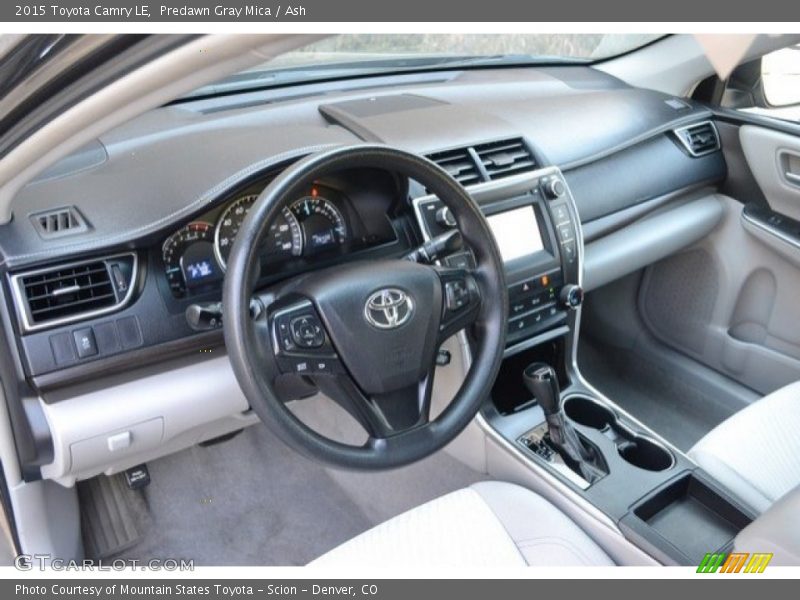 Predawn Gray Mica / Ash 2015 Toyota Camry LE