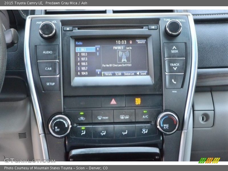 Predawn Gray Mica / Ash 2015 Toyota Camry LE