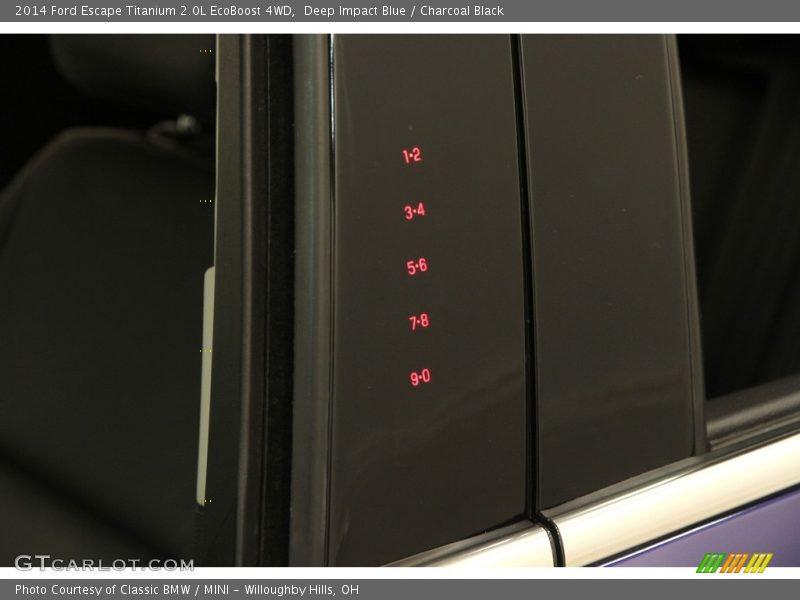 Deep Impact Blue / Charcoal Black 2014 Ford Escape Titanium 2.0L EcoBoost 4WD