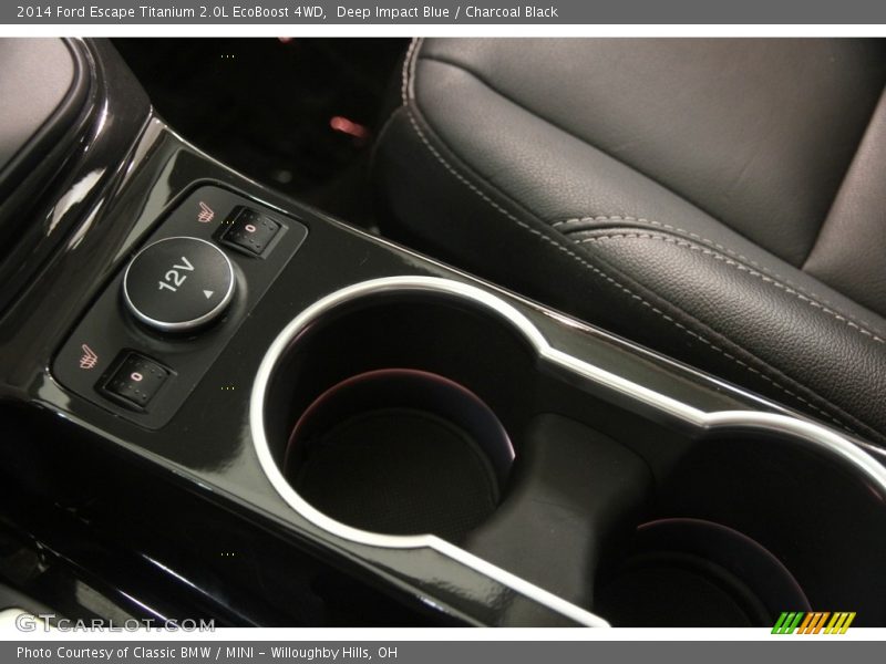 Deep Impact Blue / Charcoal Black 2014 Ford Escape Titanium 2.0L EcoBoost 4WD