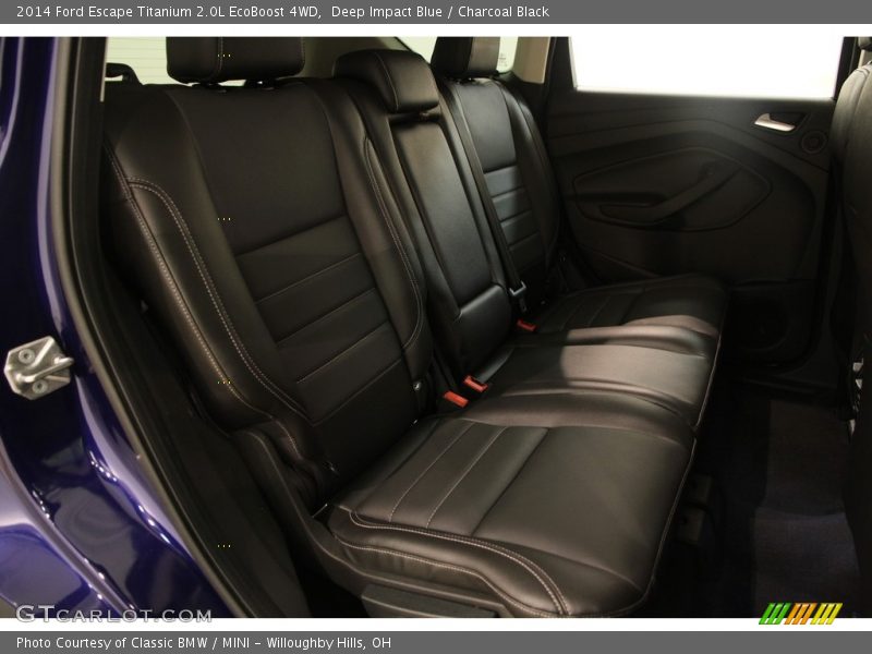 Deep Impact Blue / Charcoal Black 2014 Ford Escape Titanium 2.0L EcoBoost 4WD